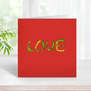 Love Plantain Greetings Card, 5 of 5