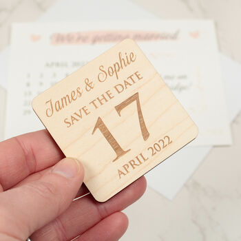 Calendar Wedding Save The Date Magnets And Cards, 5 of 7