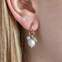 Pastel Pearl Charm Hoop Earring, thumbnail 2 of 7