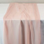 Chiffon Table Runner Pink, Ivory, Blush, thumbnail 9 of 11
