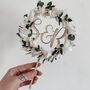 Personalised Initials Dried Flower Cake Topper, thumbnail 2 of 2