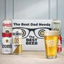 Premium Beer Best Dad Gift Set With Glass, thumbnail 1 of 6