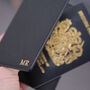 Personalised Leather Passport Cover, thumbnail 1 of 11