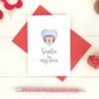 Personalised Valentine's Hedgehog Couple Card, thumbnail 1 of 3