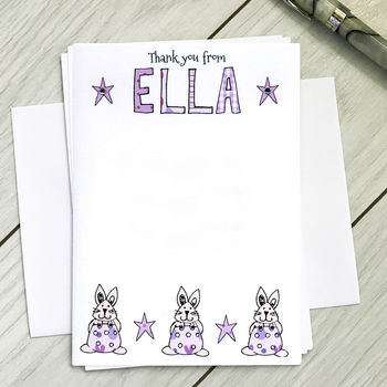 Personalised Childrens Thank You Notecards, 4 of 12