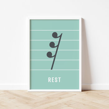 Note Rest Print | 32nd Note, 5 of 10