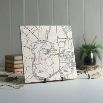Personalised Map Timber Artwork, 2 of 11