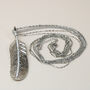 Long Feather Pendant Necklace, thumbnail 5 of 5