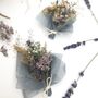 Wedding Card Personalised Dried Flower Mini Bouquet, thumbnail 9 of 11