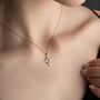 Sterling Silver North Star Necklace, thumbnail 8 of 11