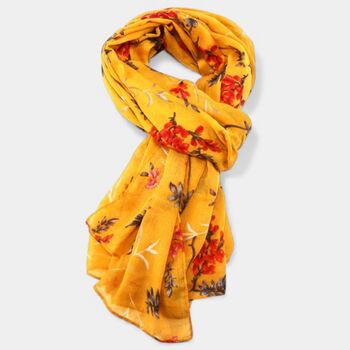 Floral Print Scarf, 4 of 7