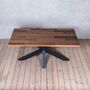 Garnet Stripe Walnut Dining Table With Spider Legs, thumbnail 3 of 5