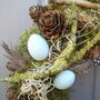 Spring Feather Egg And Twig Wreath Wall Door, thumbnail 2 of 2