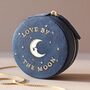 Sun And Moon Embroidered Round Jewellery Case, thumbnail 11 of 12