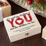 Personalised Couple's Romantic Christmas Eve Box, thumbnail 4 of 11