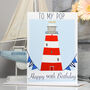 Personalised Lighthouse Age Birthday Card, thumbnail 8 of 12