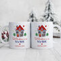Personalised Set Of Two Mugs 'First Christmas New Home', thumbnail 1 of 3
