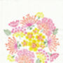 Pure Poetry Floral Wood Block Print Three Colour Options, thumbnail 3 of 7