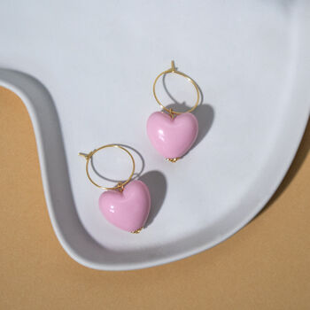 Pastel Purple Bead And Pink Heart Bracelet, 4 of 6