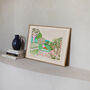 Yoga Mindfulness Art Print Inhale Exhale Poster, thumbnail 9 of 9