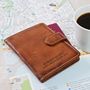 Personalised Leather Passport Wallet, thumbnail 9 of 12