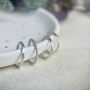 Set Of Four Sterling Silver Ear Cuffs, thumbnail 5 of 6
