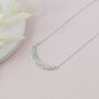 Versatile Curved Sterling Silver Necklace, thumbnail 1 of 4