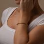 Personalised 18 K Gold Curb Bracelet, thumbnail 6 of 8