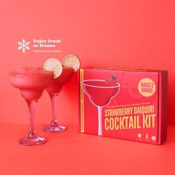 Strawberry Daiquiri Cocktail Making Kit, 2 of 6