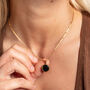 Gold Vermeil Plated Black Onyx Pendant Necklace, thumbnail 1 of 7