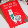 Alpaca Scratch Off Surprise Gift Christmas Card, thumbnail 3 of 4
