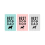 Personalised Best Dog Mum Or Dad Keyring, thumbnail 2 of 5