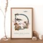 Personalised Ocean Animal Initial Letter Giclee Print, thumbnail 1 of 3
