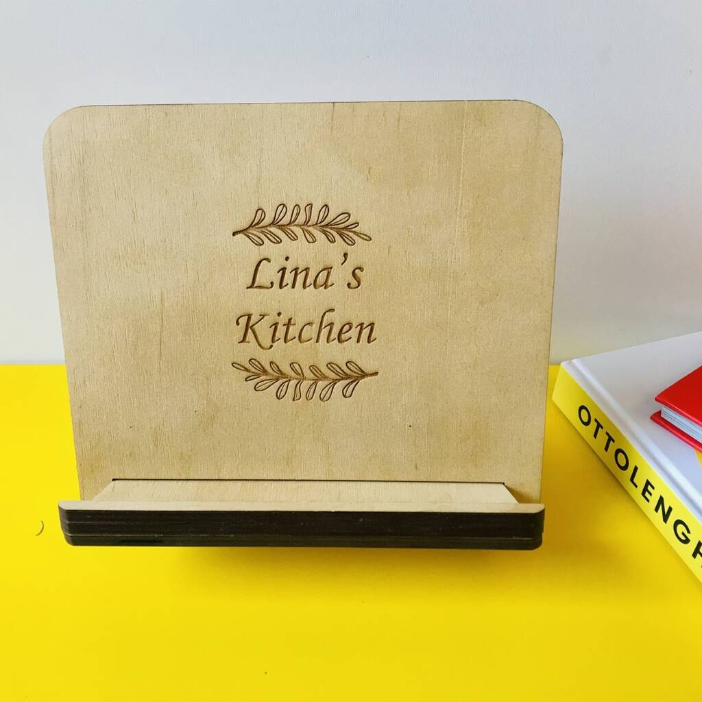Personalised Cookbook Stand, 1 of 3