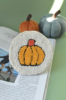 Spooky Halloween Punch Needle Mug Rugs, 7 of 9