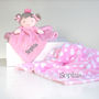 Personalised Baby Blanket And Dolly Comforter Gift Set, thumbnail 2 of 8