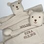 Personalised Bear Comforter, thumbnail 2 of 3