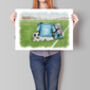 Personalised Football Shirt Print, thumbnail 6 of 7