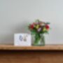 'Happy Anniversary' Fresh Flower And Card Gift, thumbnail 1 of 7