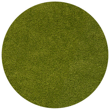 The Rugs Plain Green Shaggy Rug, 8 of 12