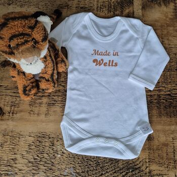 Custom New Baby Announcement Babygrow – Personalised Pregnancy Reveal, 4 of 6