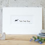 Border Collie And Woolly Sheep Hand Finished Art Print, thumbnail 1 of 5