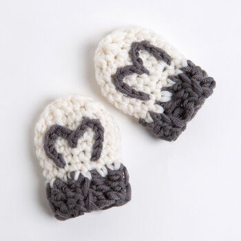Personalised Baby Hat And Mitts Easy Crochet Kit, 6 of 10
