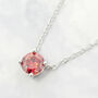 July 1ct Moissanite Crystal Sterling Silver Necklace, thumbnail 1 of 6