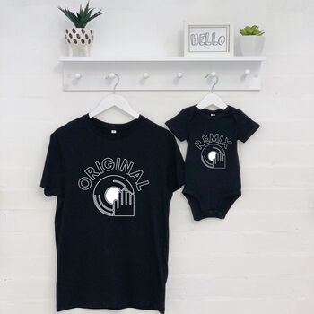 Original And Remix Father And Son T Shirt Set, 3 of 4
