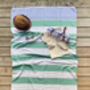 Personalised Beach Towel And Leather Strap, thumbnail 6 of 12
