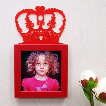 Child's 'Little Queen' Mini Photo Frame, 4 of 7