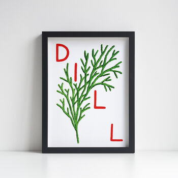 Dill Herb Print From An Original Painting, 10 of 10