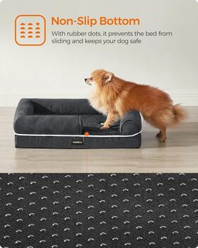 Dog Bed With Sides Removable Washable Cover Dog Sofa, 7 of 12