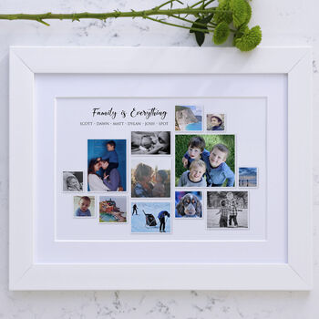 Personalised Family Is Everything Photo Collage, 8 of 10